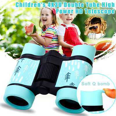 Binoculars 4x30 Telescope Rubber Anti-skid Portable Gifts for Children Kids Gift