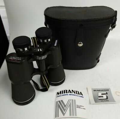 Miranda Gold Coated Optics 16x50 Binoculars In Original Box #372