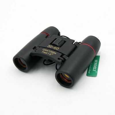 30*60 Day and Night Binoculars Small Compact Travel Pocket Lightweight Foldable