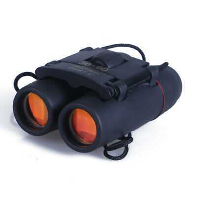 Outdoor Travel 30x60 Zoom Folding Day Night Vision Binoculars Telescope +Bag UK~