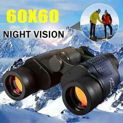 Day/Night HD Hunting Binoculars 60x60 5-3000M Waterproof Telescopes Coordinates