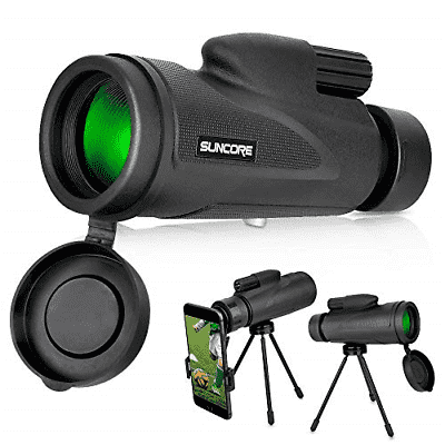 Evershop Monocular Telescopes for Adults, HD BAK4 Prism Phone Telescopes with