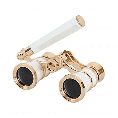 Aomekie Theatre Opera Glasses with Handle 3X25 Compact Folding Binoculars for