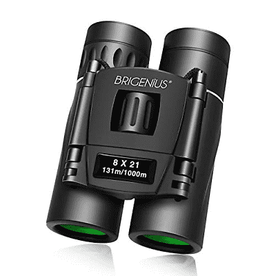 BRIGENIUS 8x21 Premium Pocket binoculars for Bird Watching Small Compact for for