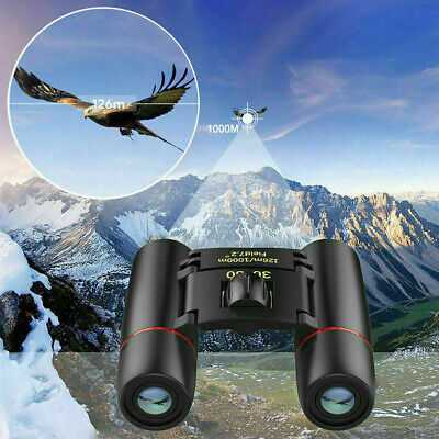 Hiking Roof Prism Outdoor 30x60 Foldable Binoculars Camping HD Night Vision Gift