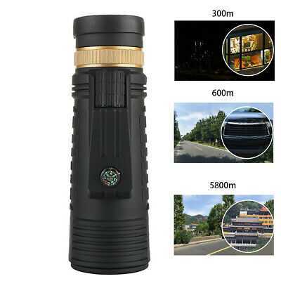 18X62 HD Optical Photography Mini Monocular Telescope Night Vision Wide Angle