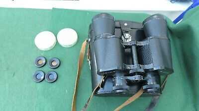 RUSSIAN BI 3OM3 7 X 50M MULTI COATED BINOCULARS IN CARRYING CASE