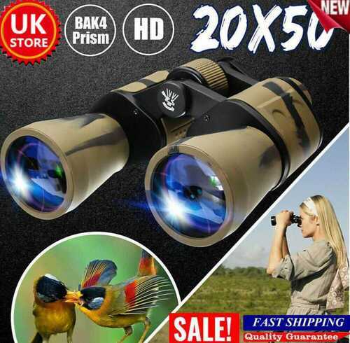 20x50 Military Army Zoom Powerful Binoculars Optics Hunting Camping Day/Night