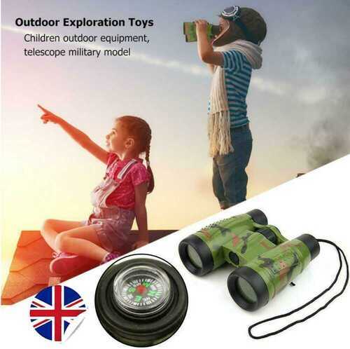 Binoculars Children Simulation CS Telescope Toy For Kids Outdoor Birding Games