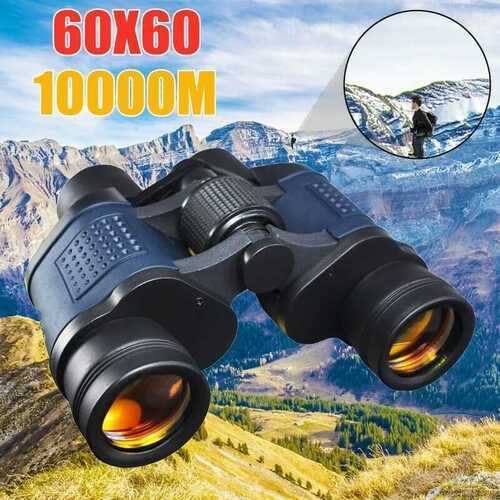 60x60 10000M High Power Definition Night Vision Hunting Binoculars Telescopes