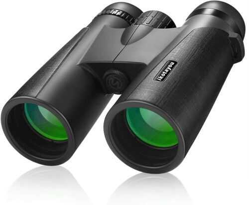 Binoculars Gifts for Men 12x42 High Power Binoculars for Adults Clear Vision Bag