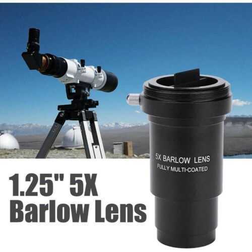 Telescope Barlow Lens Astronomy Accessory 1.25