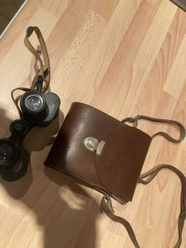 Carl Zeiss Jena Vintage Deltrintem 8x30 Binoculars In Case