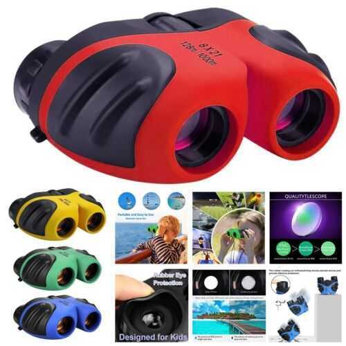 Shock Compact Binoculars 8x21 Magnifcation for Children Kids Hiking Travel