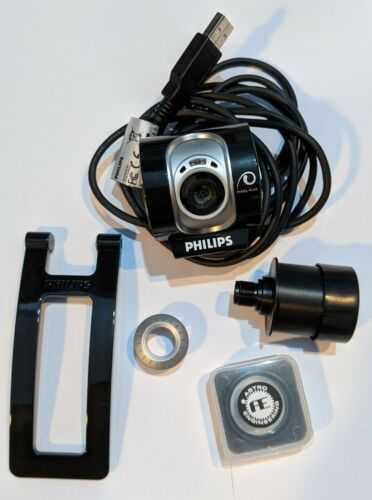 Philips SPC 900NC Webcam With Astro Imaging Accessories