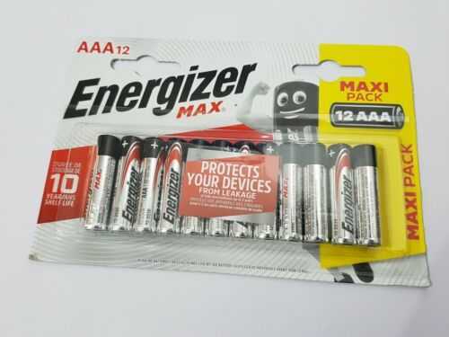 12 Pack Of Energizer AAA Batteries