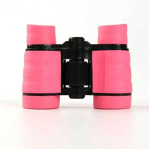 4x30 Pink Binoculars Pocket Rubber Telescope For Kids Outdoor Games Supplies#qih