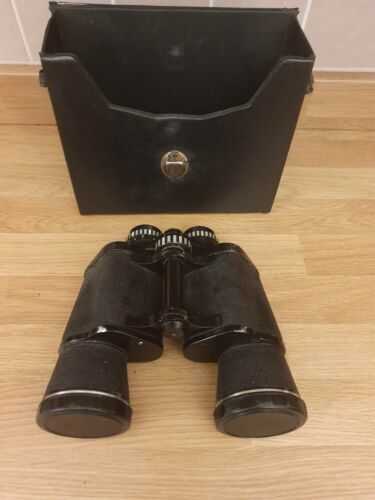 Vintage Prinz Prinzlux binoculars 10x50 272ft at 1000 yds With Carry Case