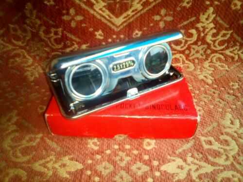 Vintage Compact Folding Pop Up Pocket Opera Theatre Glasses Binoculars Sports