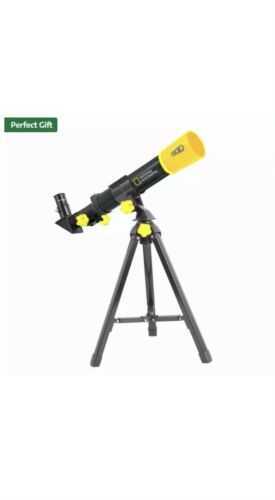 National Geographic Children's Telescope - Black/Yellow With Tripod 40/400 BNIB