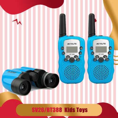 Binocular Telescopes SV26 +2pcs Kids Walkie Talkie RT388 for Kids Toy-Gift UK