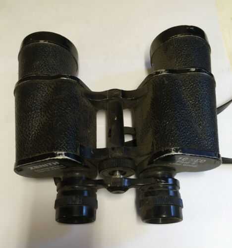 Vintage Zenith 10 x 50 Light Weight Field Glasses Binoculars-Good But Grubby