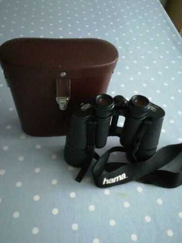 Vintage Carl Zeiss Jena 10 x 50 Dekarem Binoculars and  Original Leather Case