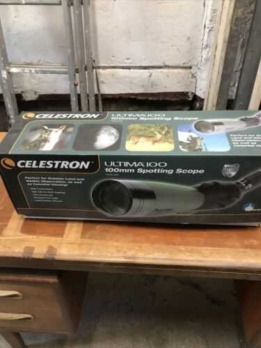 Celestron 52252 100 mm Ultima Spotting Scope 45 Degrees Single