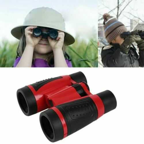 5x30 Kids Red Binoculars Children Binoculars Plastic Binoculars Toy Magnifier