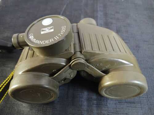 STEINER COMMANDER 2 7x50c BINOCULARS GERMAN MADE.WITH STRAP SOME DAMAGE.