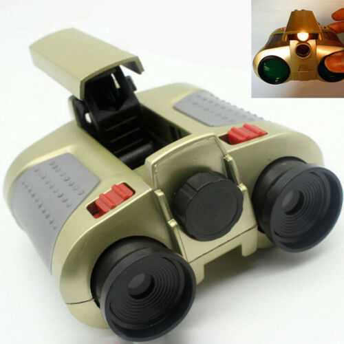 Surveillance Scope Night Vision Binoculars Telescope Up Light Toy Gift Kids CC