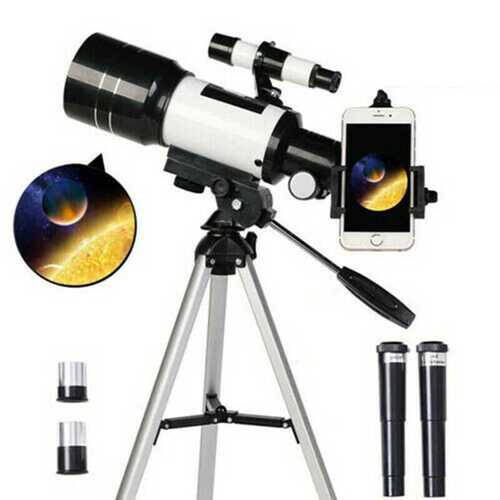 Astronomical Telescope F30070 With Tripod 150X Zoom HD Monocular Moon Outdoor