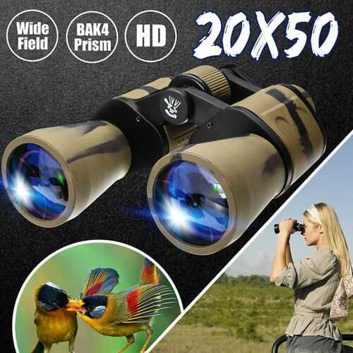 20x50 Night Day Camouflage Military Army Zoom  Binoculars Hunting Camping UK