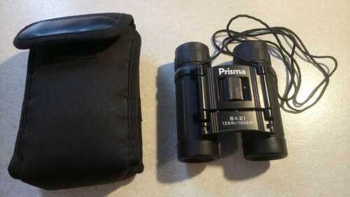 PRISMA 8x21 POCKET BINOCULARS - With Strap and Case