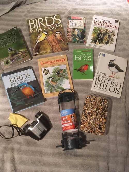 Complete Birdwatching starter pack / Gift - binoculars, books, feeders and more!