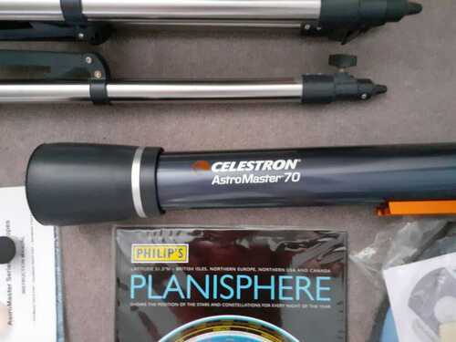 Celestron AstroMaster 70 Telescope with Tripod Stand and Accessories