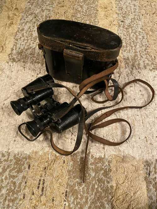 Vintage Binoculars and Case