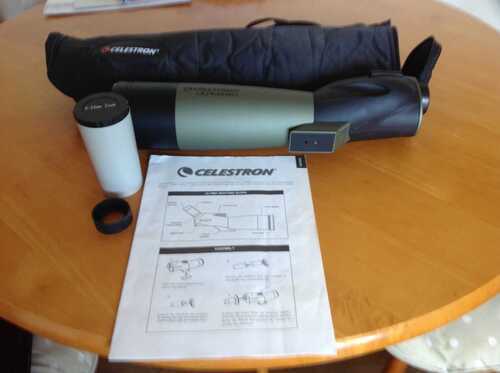 CELESTRON Ultima 80 Spotting Scope (Angled Viewing) 20-60x80