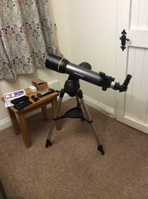 Celestron Nexstar 102 SLT telescope with computerized hand controller