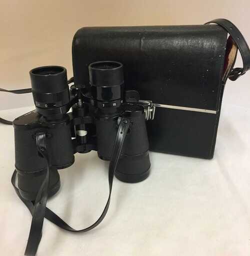 Vintage Falcon Zoom MK-II Binoculars 7 x 21 40mm - Hard Leather Case*Spares*(D1)