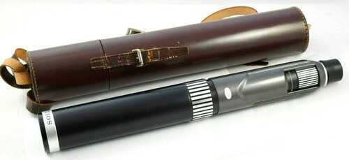 Vintage SOLUS 40x Zoom Telescope 13-40 Power 40mm with leather case     #B634-16