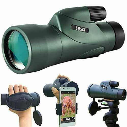 Gosky 12x55 High Definition Monocular Telescope and Quick Smartphone Holder - 20