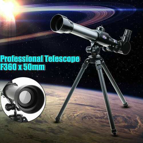 NEW 40X HD Night Vision Astronomical Telescope Sky Kids Monocular Tripod With 2