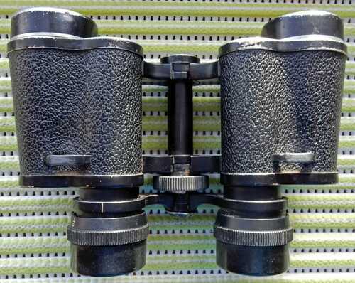 CASED VINTAGE ASAHI PENTAX 8X30 COATED PRISM BINOCULARS S/N 4434277