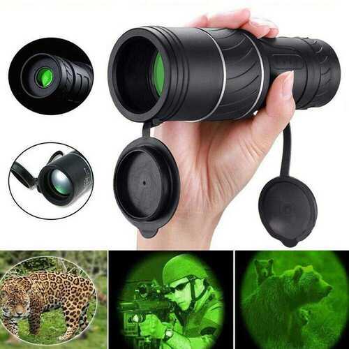 Day Night Vision 16x52 HD Optical Monocular Hunting Camping Handheld Telescope