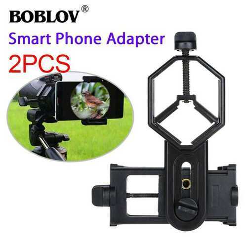 2Pcs Universal Mobile Phone Camera Adapter Holder Mount For Telescope Binocular