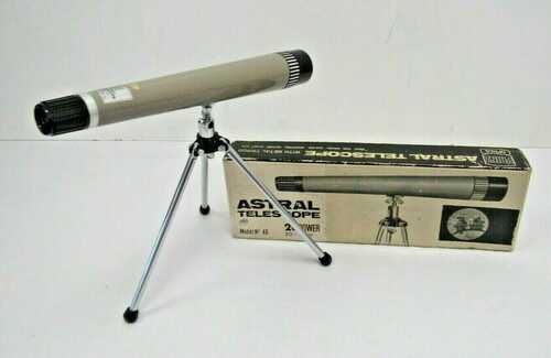 Prinz Astral Telescope Model No. 40 (20 x 30mm) w/ Metal Tripod and Box - DOW L4