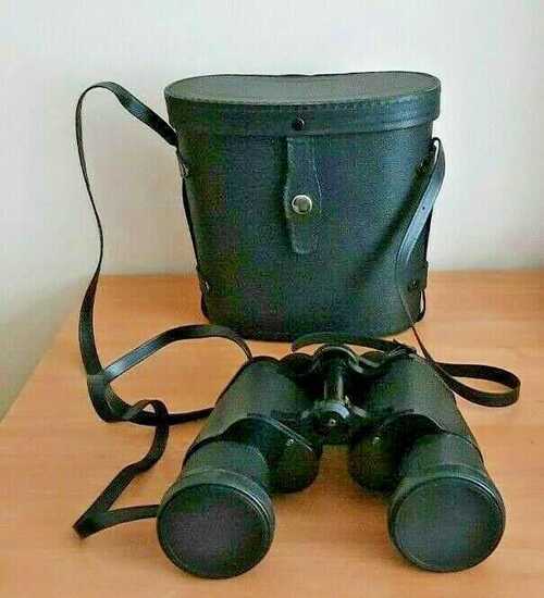 Vintage Prinz Binoculars + Case 10 X 50 Coated optics Prismatic Precision Optics