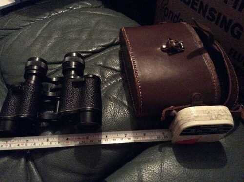 Binoculars  with case