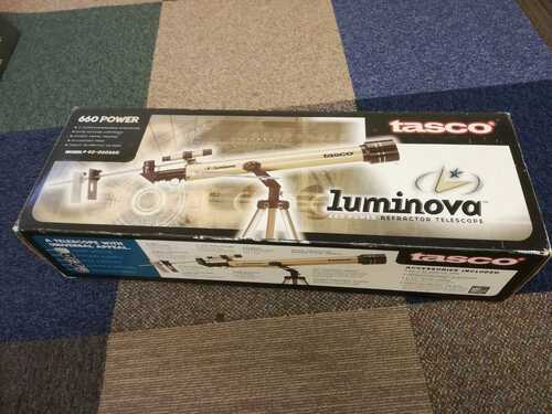 Tasco Luminova 660 Telescope.  Boxed and great Xmas gift!